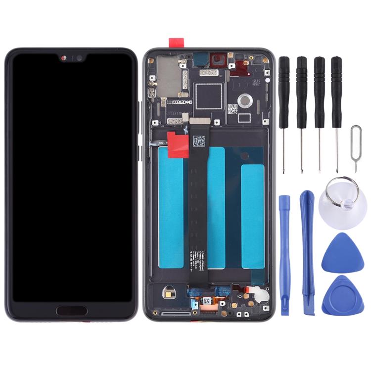 Écran LCD et numériseur complets avec châssis pour Huawei P20