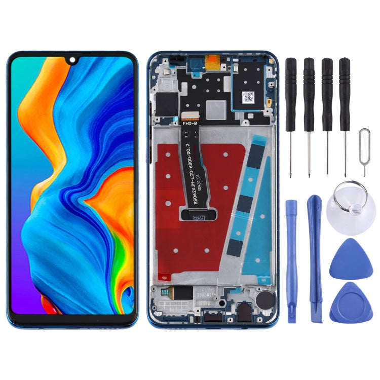 LCD Screen and Digitizer Full Assembly with Frame for Huawei P30 Lite / Nova 4e (RAM 6G / High Version)