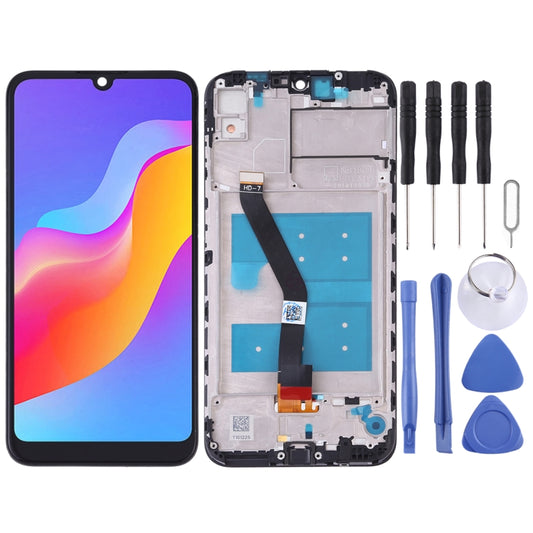 LCD Screen and Digitizer Full Assembly with Frame for Huawei Honor Play 8A