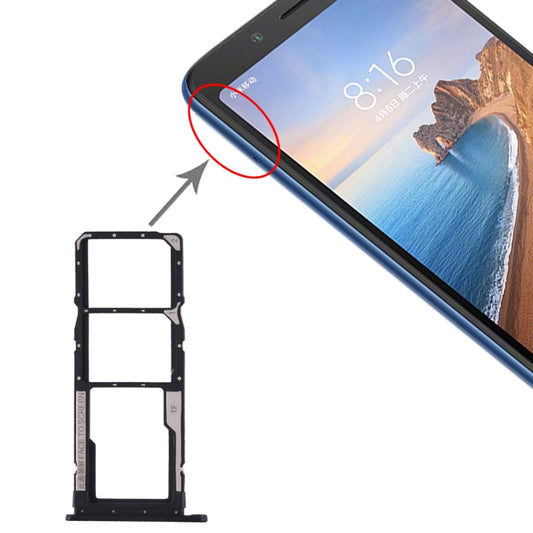 SIM Card Tray + SIM Card Tray + Micro SD Card Tray for Xiaomi Redmi 7A