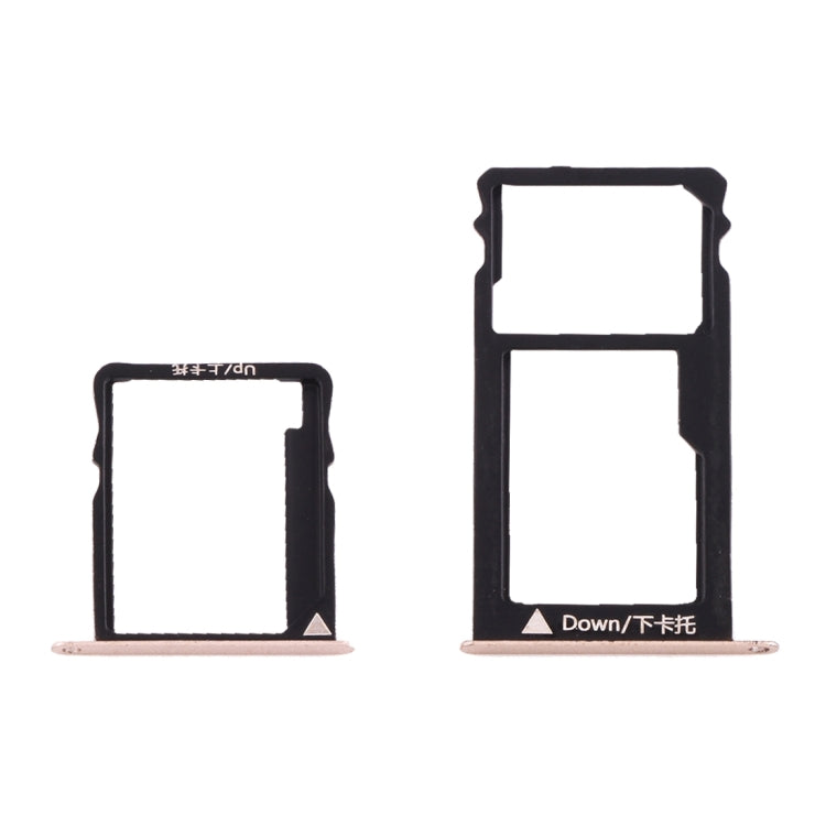 For Huawei Honor 5X / GR5 Micro SIM Card Tray + Nano SIM & Micro SD Card Tray, For Huawei Honor 5X, For Huawei 5X