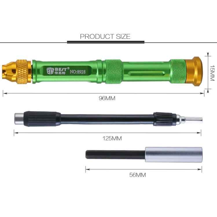 BEST BST-8928 Screwdriver Magnetic Bit Driver Kit 63 in 1 Professional Screwdrivers Set, BST-8928 - BSPART