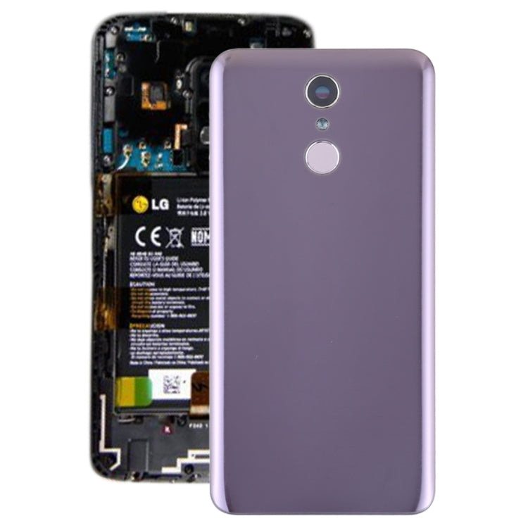 Battery Back Cover with Camera Lens & Fingerprint Sensor for LG Q7 / Q7+, For LG Q7, For LG Q7 (Purple)