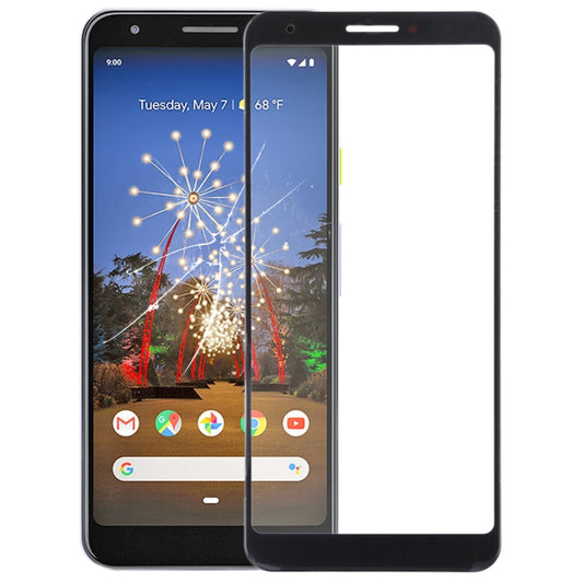 Front Screen Outer Glass Lens for Google Pixel 3a, For Google Pixel 3a - BSPART