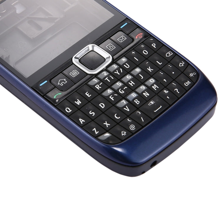 Full Housing Cover (Front Cover + Middle Frame Bezel + Battery Back Cover + Keyboard) for Nokia E63, For Nokia E63, For E63(White)