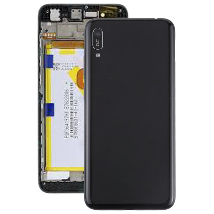 Battery Back Cover with Camera Lens & Side Keys for Huawei Enjoy 9e, For Huawei Enjoy 9e, For Enjoy 9e (Coffee)