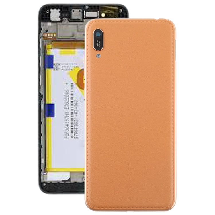 Battery Back Cover with Camera Lens & Side Keys for Huawei Enjoy 9e, For Huawei Enjoy 9e, For Enjoy 9e (Coffee)