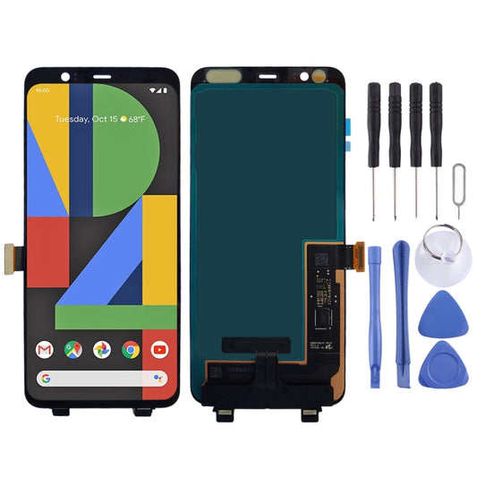 LCD Screen and Digitizer Full Assembly for Google Pixel 4XL, For Google Pixel 4XL