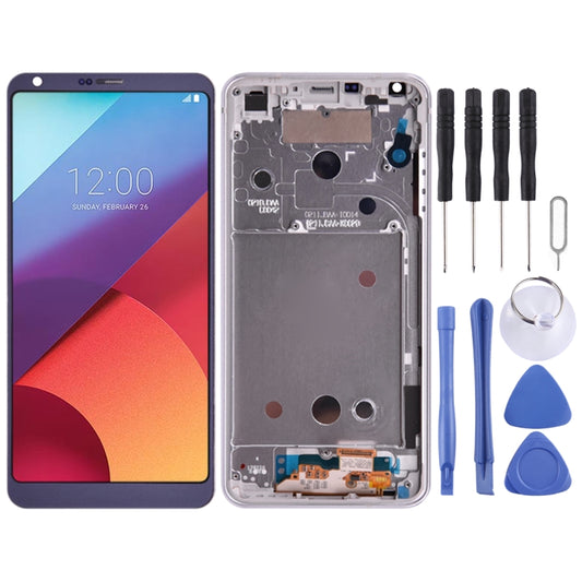 LCD Screen and Digitizer Full Assembly with Frame For LG G6 / H870 / H870DS / H872 / LS993 / VS998 / US997, For LG G6(Purple), For LG G6(Gold), For LG G6(Blue)