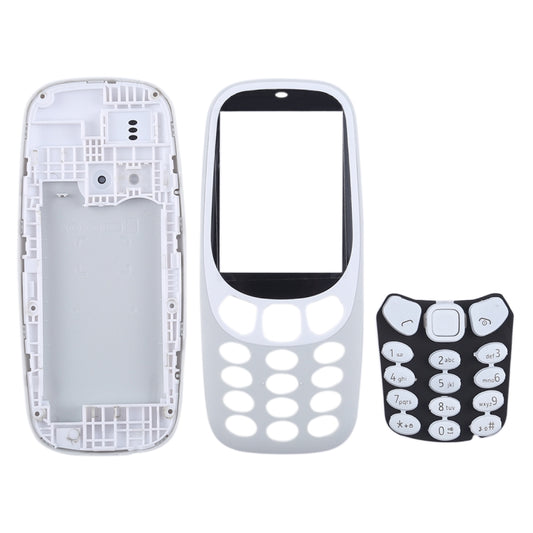 Full Assembly Housing Cover with Keyboard for Nokia 3310, For 3310(Yellow), For Nokia 3310, For  3310(Grey)