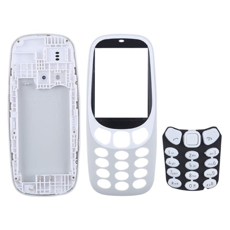 Full Assembly Housing Cover with Keyboard for Nokia 3310, For 3310(Yellow), For Nokia 3310, For  3310(Grey)