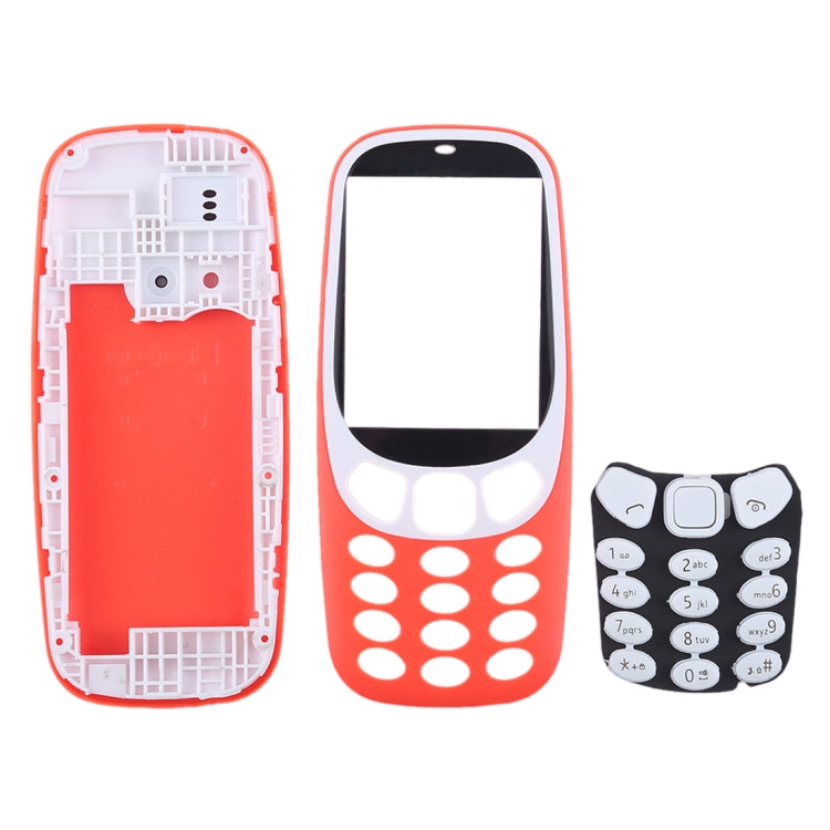 Full Assembly Housing Cover with Keyboard for Nokia 3310, For 3310(Yellow), For Nokia 3310, For  3310(Grey)