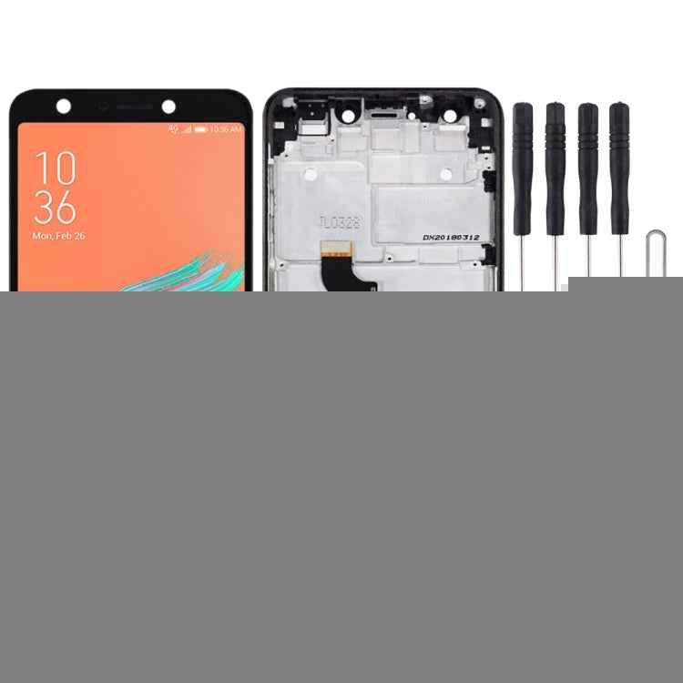 LCD Screen and Digitizer Full Assembly with Frame for Asus ZenFone 5 Lite X017DA ZC600KL S630 SDM630, For Asus X017DA