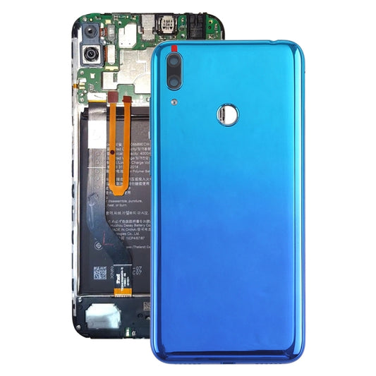 Tapa trasera de batería original con lente de cámara y teclas laterales para Huawei Y7 Prime (2019) (original)