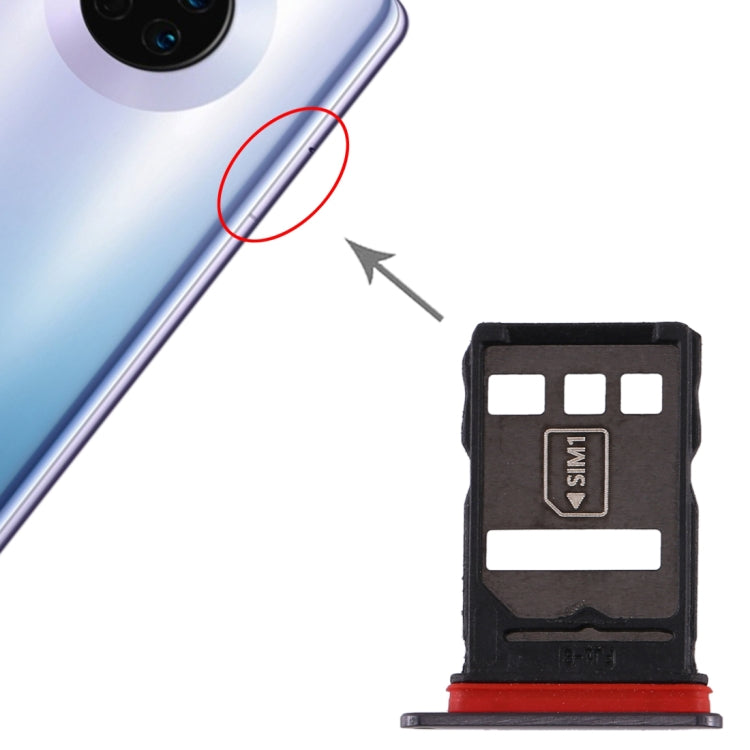 Original SIM Card Tray + NM Card Tray for Huawei Mate 30, For Huawei Mate 30