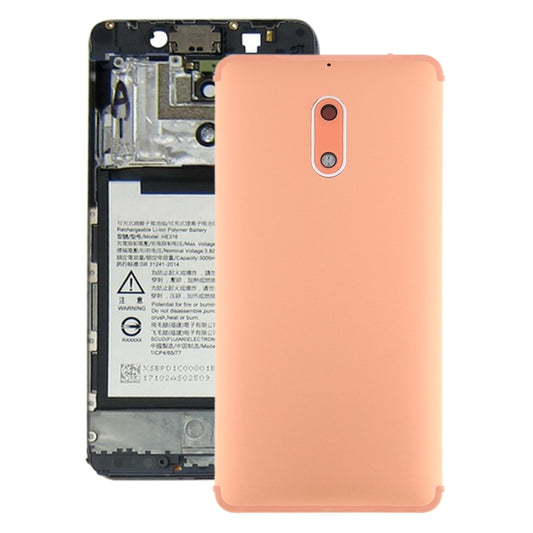 Tapa trasera de batería con lente de cámara y teclas laterales para Nokia 6 TA-1000 TA-1003 TA-1021 TA-1025 TA-1033 TA-1039, para Nokia 6