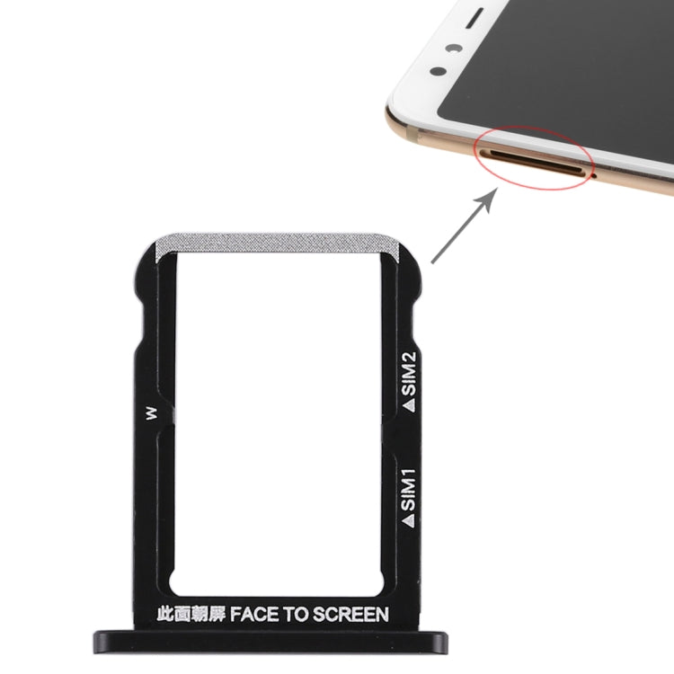 Double SIM Card Tray for Xiaomi Mi 6X, Mi 6X, For Mi 6X, For Xiaomi Mi 6X
