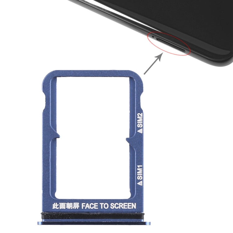 Double SIM Card Tray for Xiaomi Mi 8, For Xiaomi Mi 8, For Mi 8