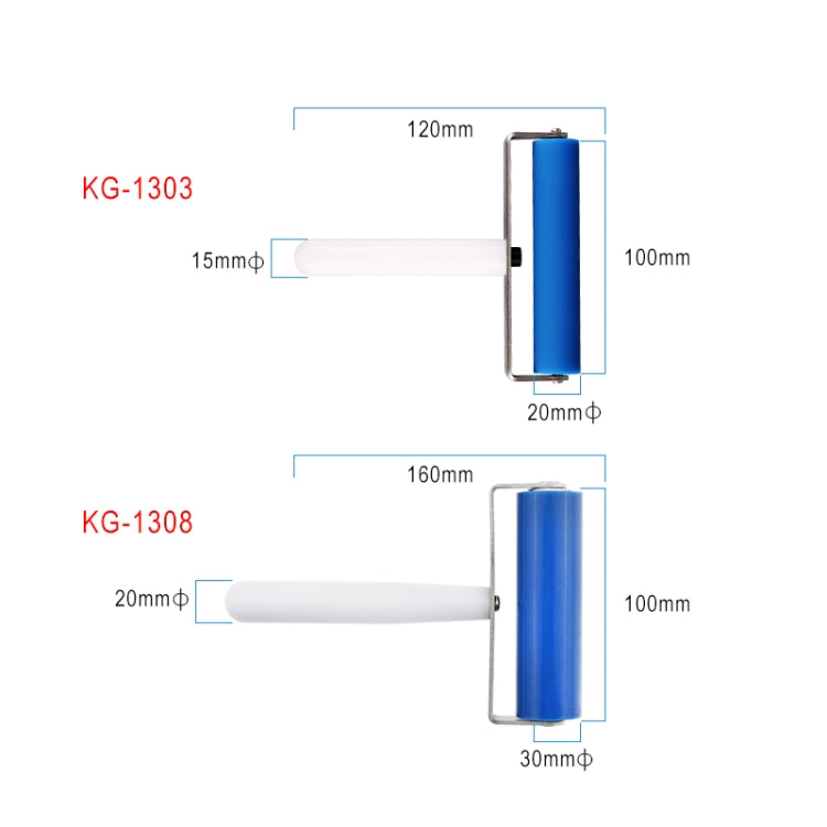 Kaisi 1303 Silicone Roller Tool Mobile Cell Phone Screen Protector Pasting Roller Wheel LCD OCA Polarizing Tools, Kaisi 1303