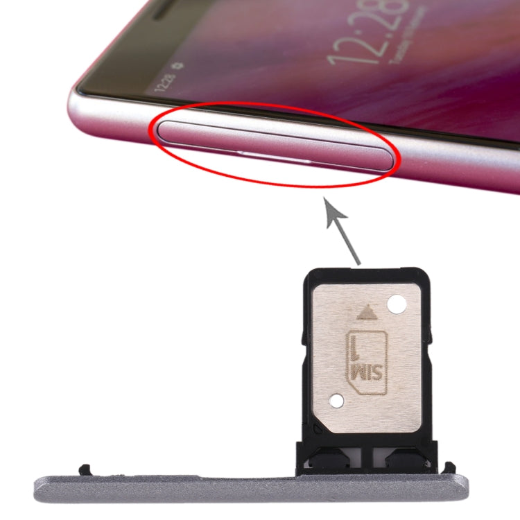 Original Single SIM Card Tray for Sony Xperia 10, For Xperia 10(Pink), For Xperia 10