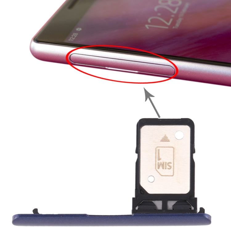 Original Single SIM Card Tray for Sony Xperia 10, For Xperia 10(Pink), For Xperia 10