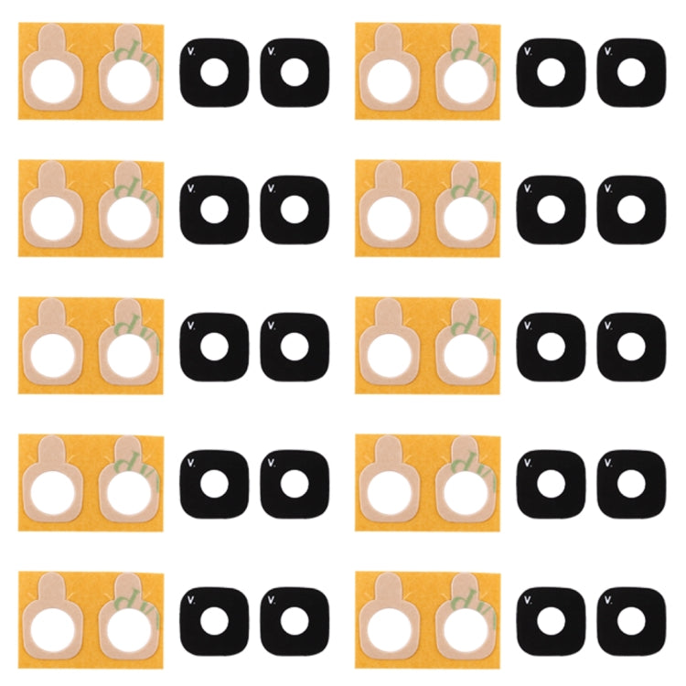 For Galaxy J5 Prime 10pcs Back Camera Lens Cover with Sticker, For J5 Prime