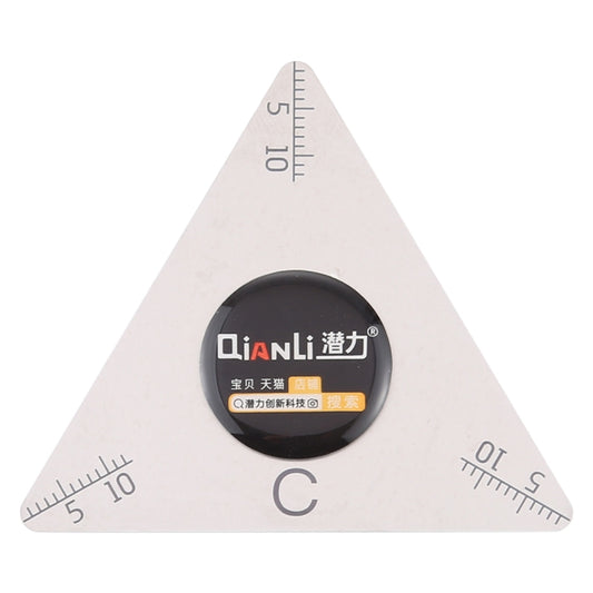 Qianli Triangle Shape Pry Opening Tool With Scales, Triangle