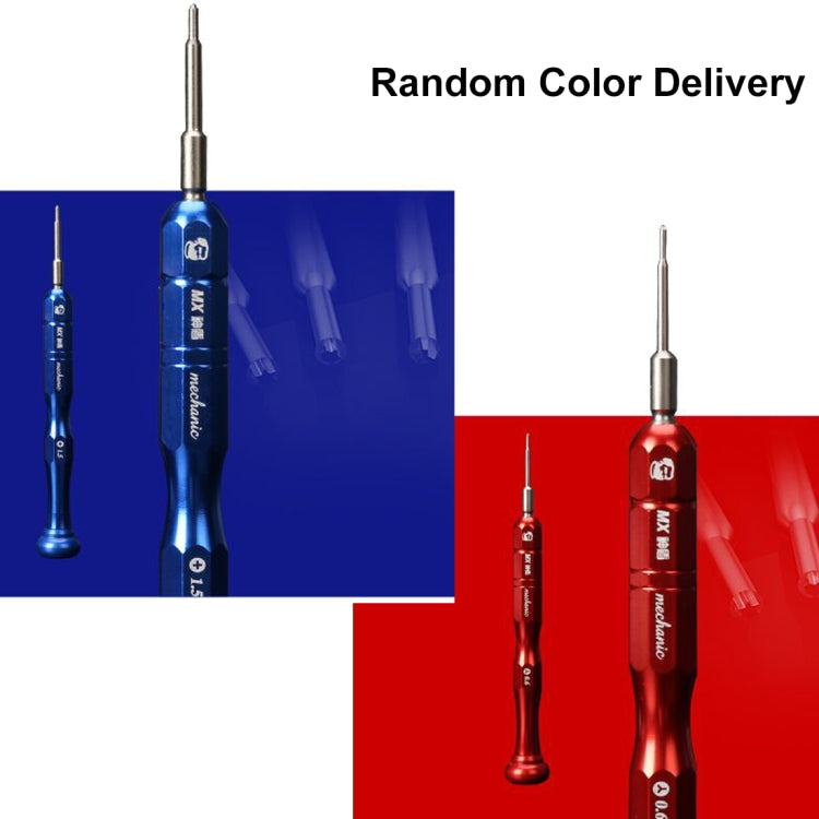 MECHANIC MX 3D 0.8 Five Star Screwdriver Precision Phone Dismantling Tool, Random Color Delivery, 0.8 Five Star - BSPART