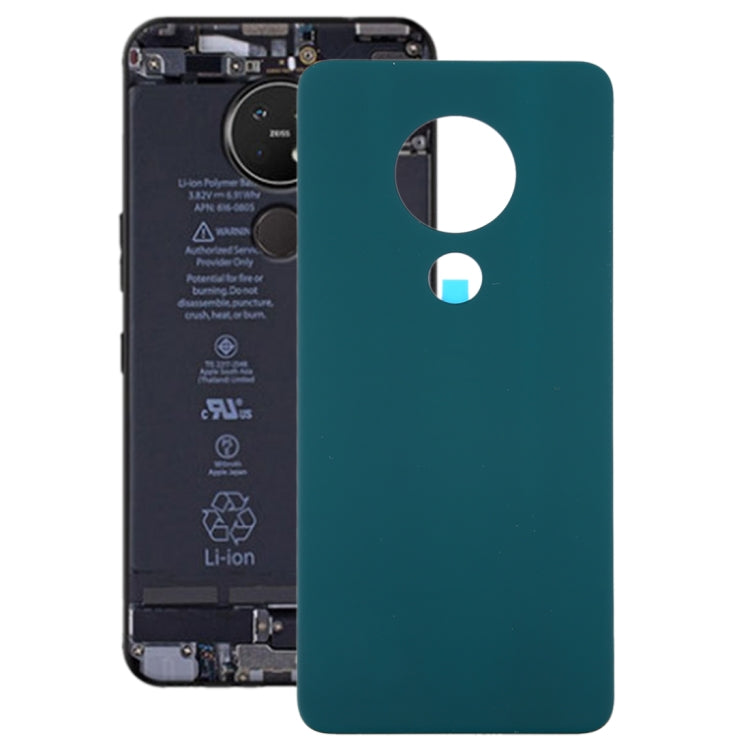 Battery Back Cover for Nokia 7.2 / 6.2 TA-1196 / TA-1198 / TA-1200 / TA-1187 / TA-1201 (Frosted Green), For Nokia 7.2 / 6.2, For Nokia 7.2(Frosted Black), For Nokia 7.2(Black), For Nokia 7.2, For Nokia 7.2 / 6.2(Frosted Silver)