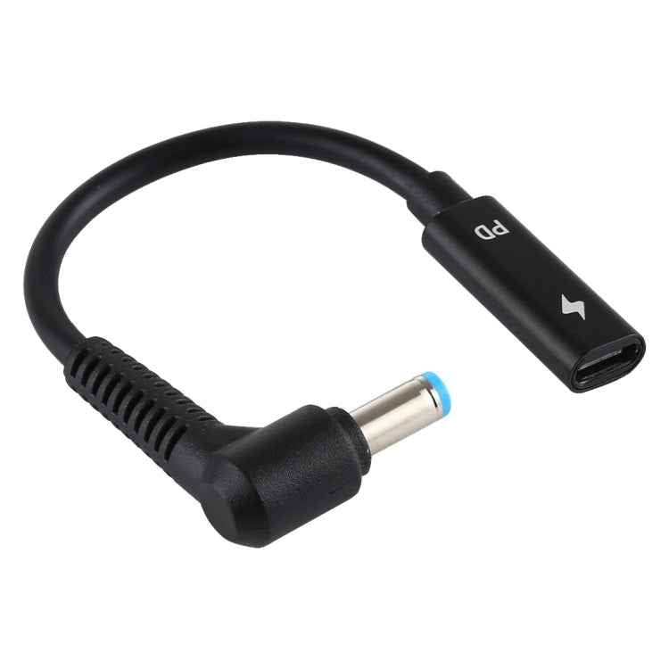 DP 5.5 x 1.7mm to Type-C Female Power Adapter Charger Cable