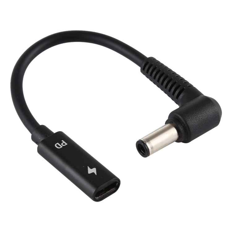 DP 6.0 x 0.6mm to Type-C Female Power Adapter Charger Cable