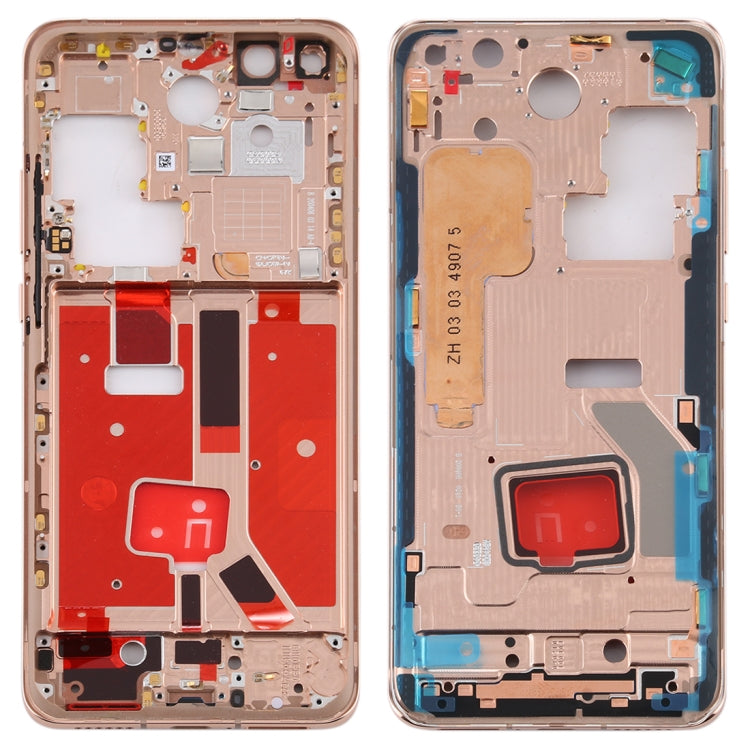 Original Middle Frame Bezel Plate with Side Keys for Huawei P40 Pro, For Huawei P40 Pro, For Huawei P40 Pro (Gold)