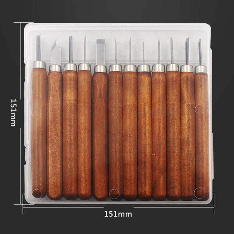 12 in 1  Wood Carving Chisels Knife Basic Woodcut Working Handmade Rubber Stamps Hand Tools, Chisels Knife