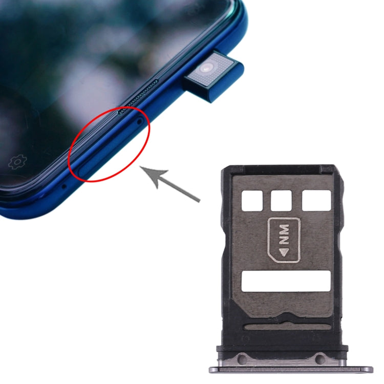 SIM Card Tray + NM Card Tray for Huawei Mate 30, For Huawei Mate 3 (Light Purple), For Huawei Mate 3