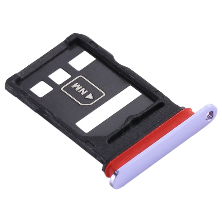 SIM Card Tray + NM Card Tray for Huawei Mate 30, For Huawei Mate 3 (Light Purple), For Huawei Mate 3
