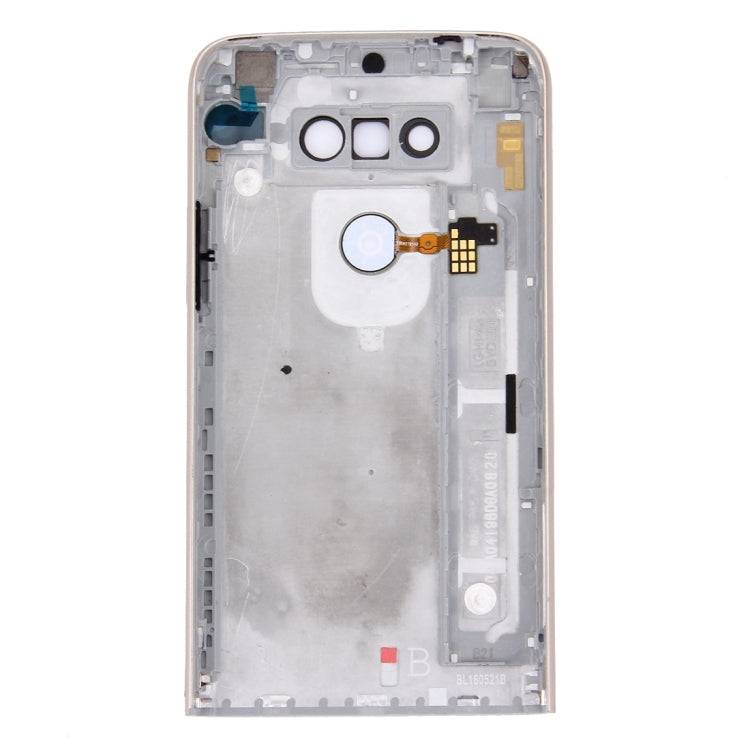 Metal Back Cover with Back Camera Lens & Fingerprint Button for LG G5, For G5
