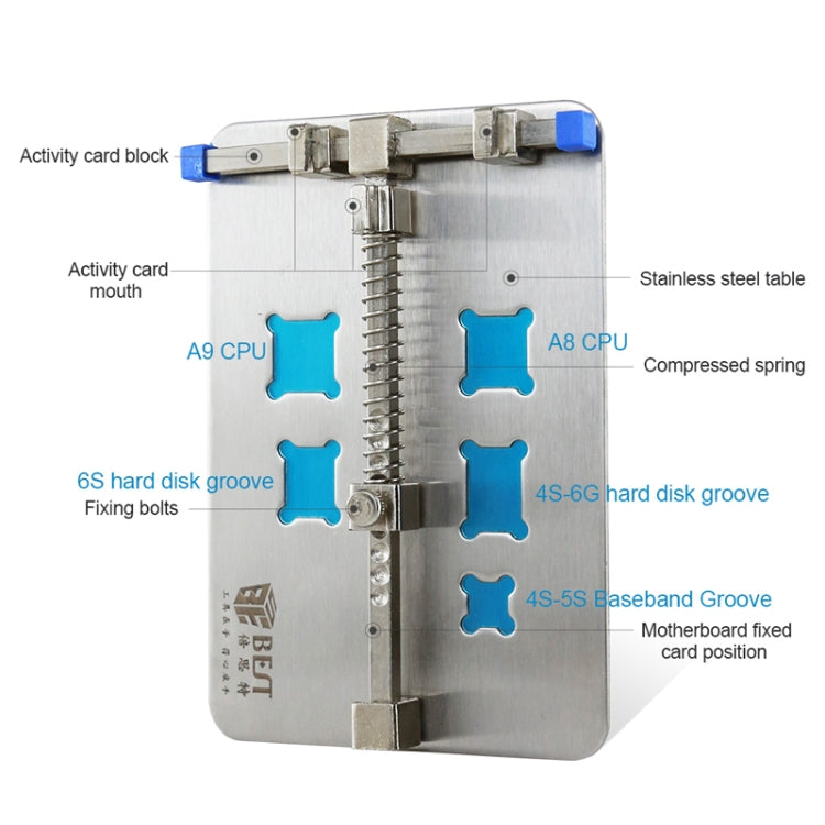 BEST- 001D Stainless Steel Circuit Board Soldering Desoldering PCB Repair Holder Fixtures Mobile Phone Repairing Tool, BEST-001D