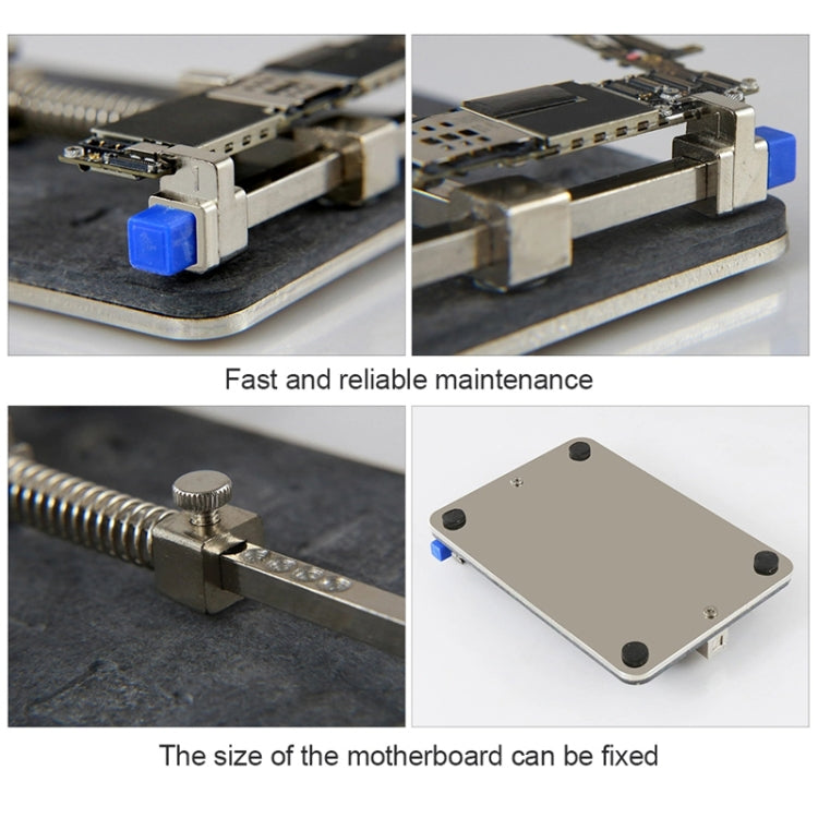 BEST-001E DIY FIX Stainless Steel Circuit Board PCB Holder Fixture Work Station for Chip Repair tools, BEST-001E
