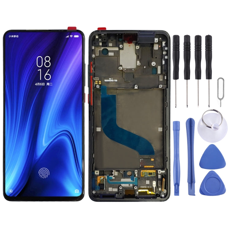 Original AMOLED Material LCD Screen and Digitizer Full Assembly with Frame for Xiaomi 9T Pro / Redmi K20 Pro / Redmi K20, For Xiaomi Xiaomi K20, For Xiaomi K20