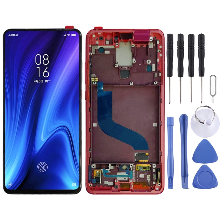 Original AMOLED Material LCD Screen and Digitizer Full Assembly with Frame for Xiaomi 9T Pro / Redmi K20 Pro / Redmi K20, For Xiaomi Xiaomi K20, For Xiaomi K20