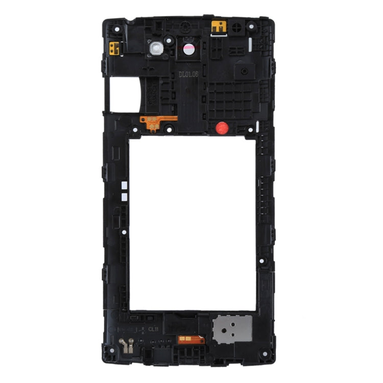 for LG C90 H500 Middle Frame Bezel with Speaker Ringer Buzzer & Rear Camera Lens & Home Button, For LG C90 H500