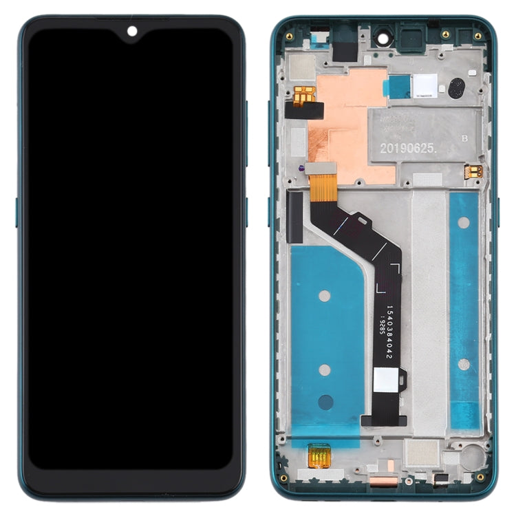 LCD Screen and Digitizer Full Assembly with Frame for Nokia 6.2 TA-1198 TA-1200 TA-1187 TA-1201, For Nokia 6.2