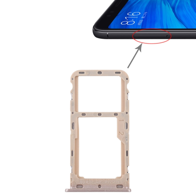 2 SIM Card Tray / Micro SD Card Tray for Xiaomi Redmi 5, For Xiaomi Redmi 5, For Redmi 5 - BSPART