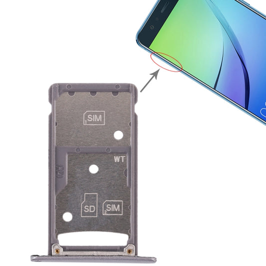 2 SIM Card Tray / Micro SD Card Tray for Huawei Enjoy 6 / AL00, For Huawei Enjoy 6, For Huawei Enjoy 6 / AL00