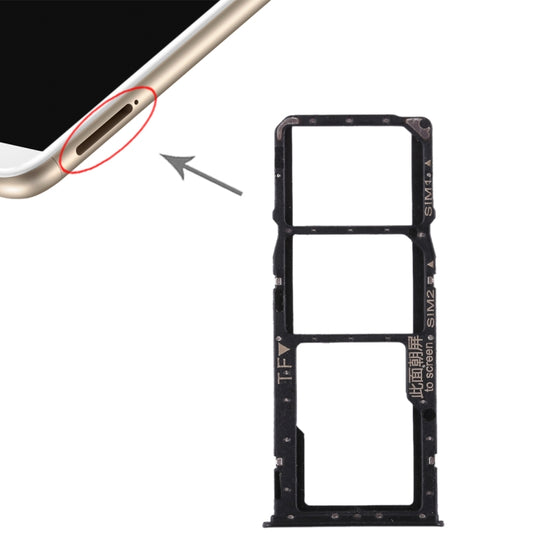 2 SIM Card Tray + Micro SD Card Tray for Huawei Enjoy 8 Plus, For Huawei Enjoy 8 Plus