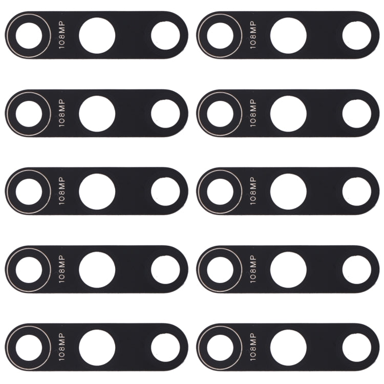 10 PCS Back Camera Lens for Xiaomi Mi 10 5G, For Xiaomi Mi 10 5G