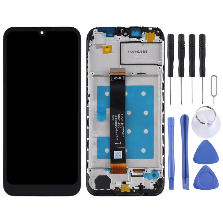 LCD Screen and Digitizer Full Assembly with Frame for Huawei Y5 (2019)