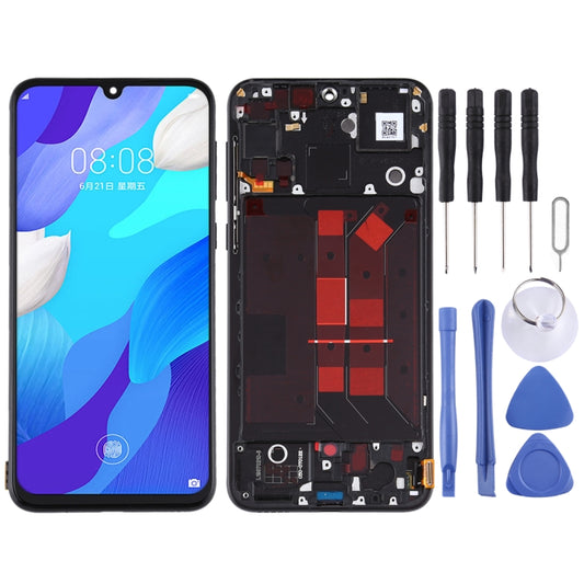 LCD Screen and Digitizer Full Assembly with Frame for Huawei Nova 5
