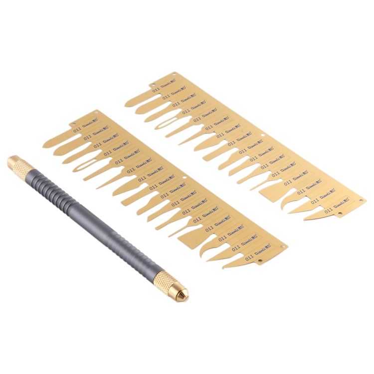 QIANLI 011 Multifunctioal CPU IC Glue Remover Knife Thin Blade Motherboard BGA Chip Glue Cleaning Knife, QIANLI 011