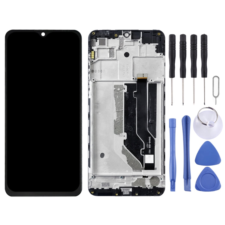 LCD Screen and Digitizer Full Assembly with Frame for ZTE Blade 20 Smart / V1050, For ZTE Blade 20 Smart